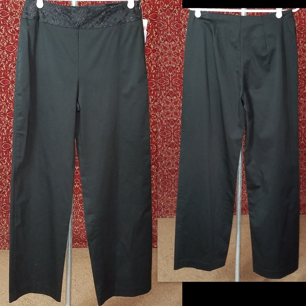 NEW TIRAMISU black wide leg slacks 10✨